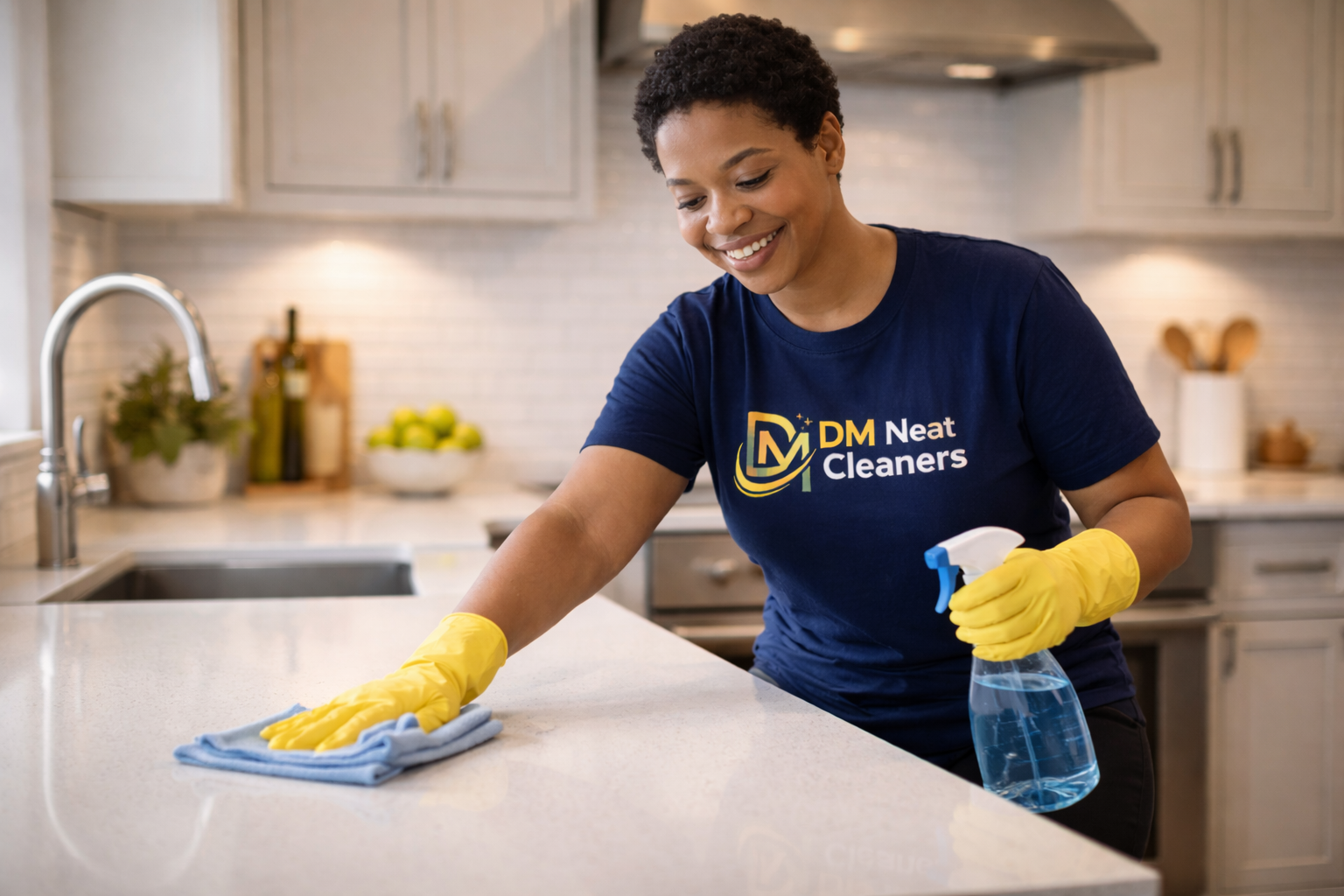 Professional domestic cleaning in a Liverpool home